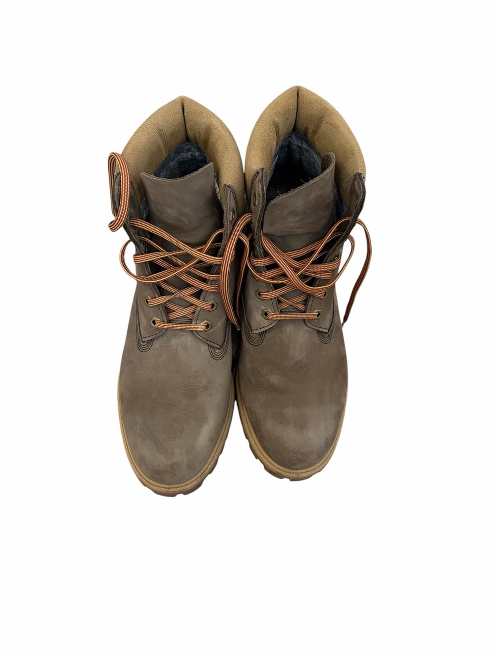 Timberland Premium 6-Inch Waterproof Insulated Brown Nubuck Boots Men’s Size __